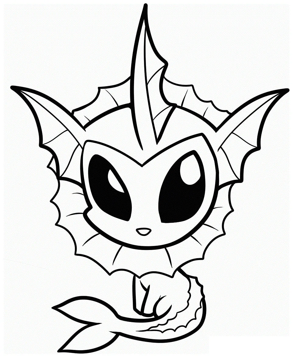 Eevee coloring pages coloring cool