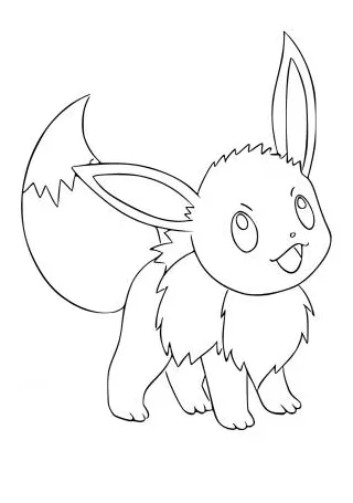 5 free printable eevee coloring pages for adults and kids lystok