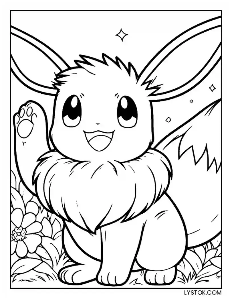 8 Dapat Dicetak Gratis Eevee Mewarnai Gambar untuk Dewasa dan Anak-Anak