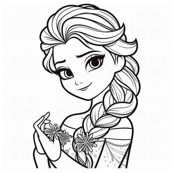 Elsa cantik sekali