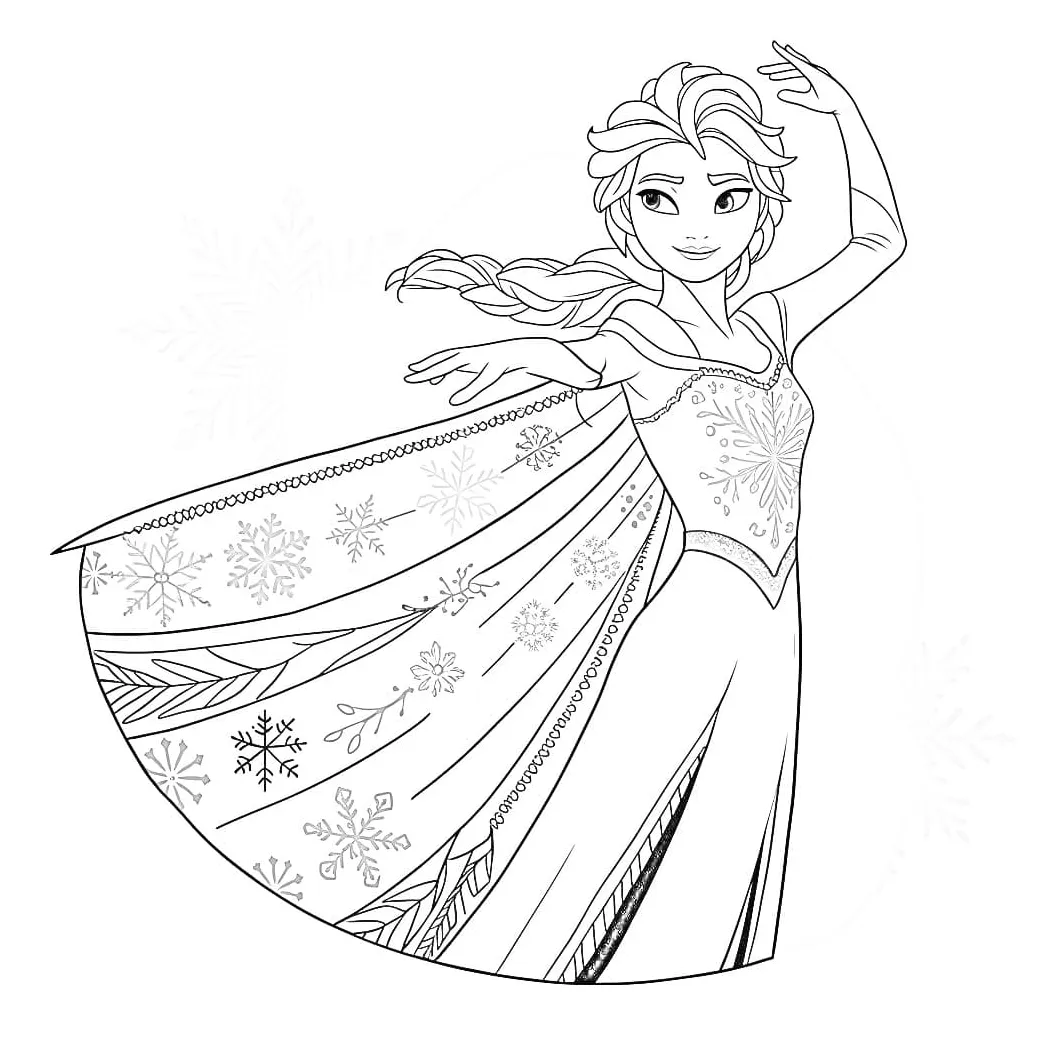 Elsa menari