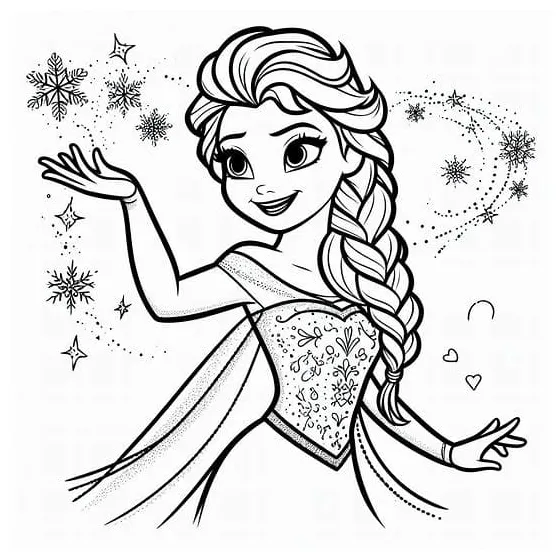 Elsa dan kepingan salju