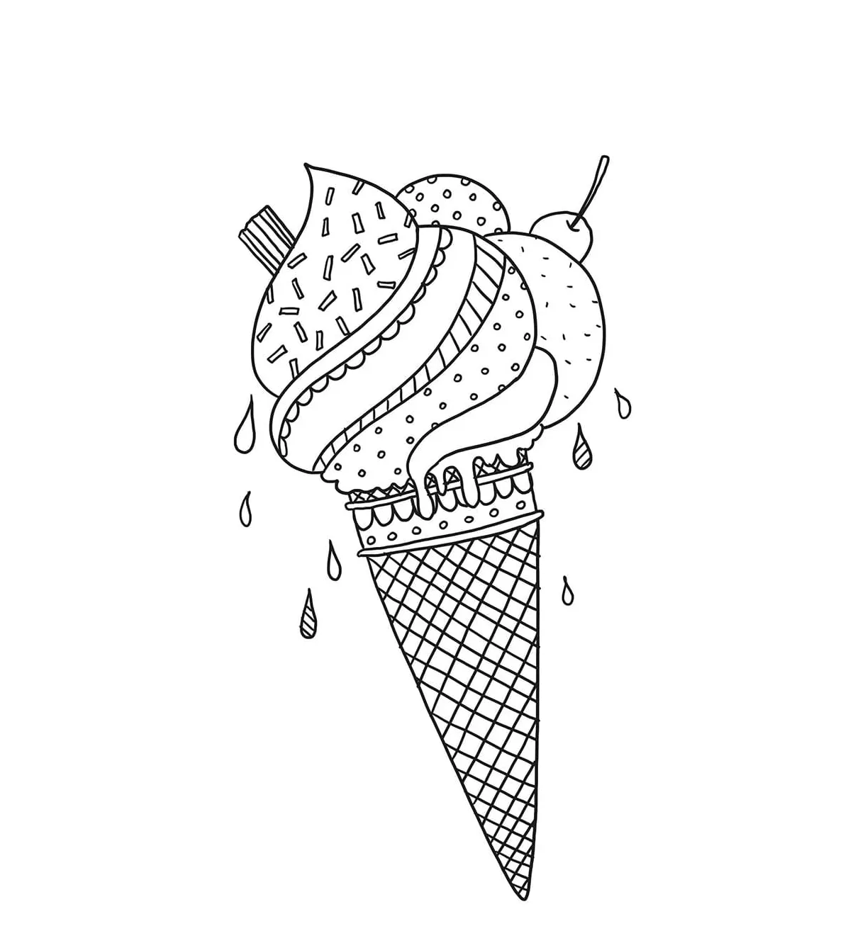 Percikan es krim