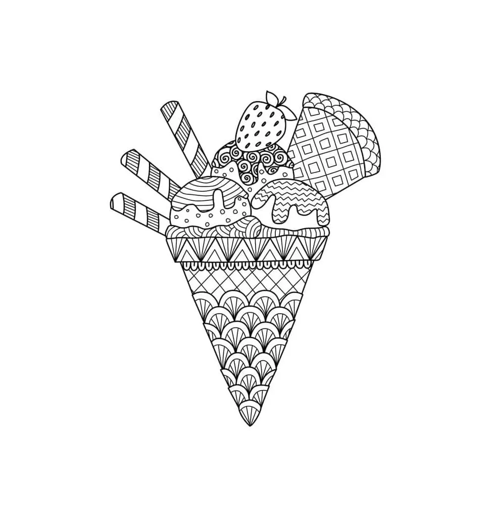 Es krim yang sangat cantik