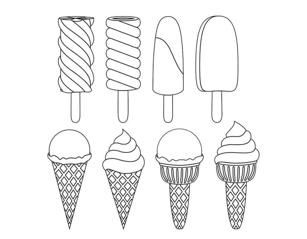 Delapan es krim