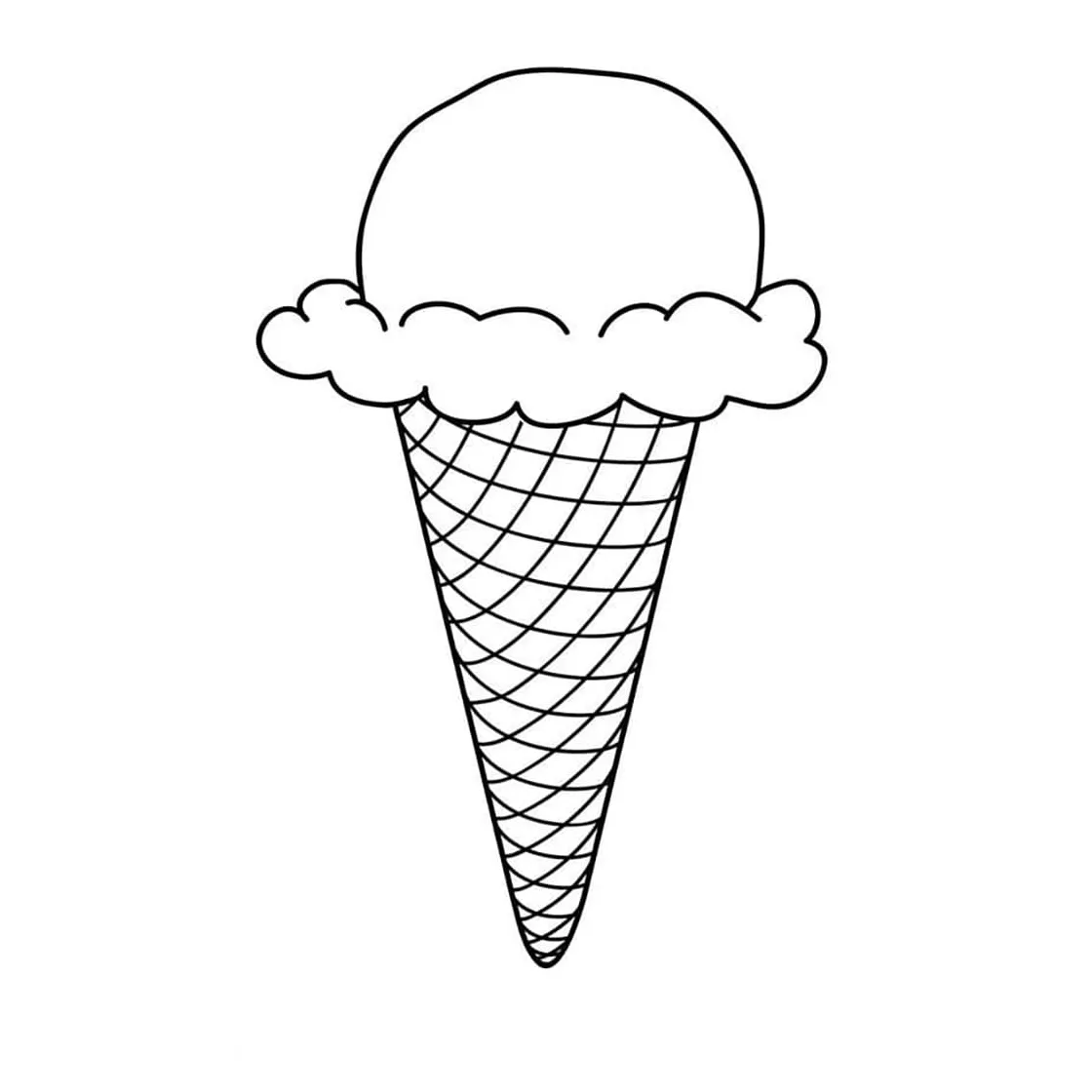 Es krim putih salju