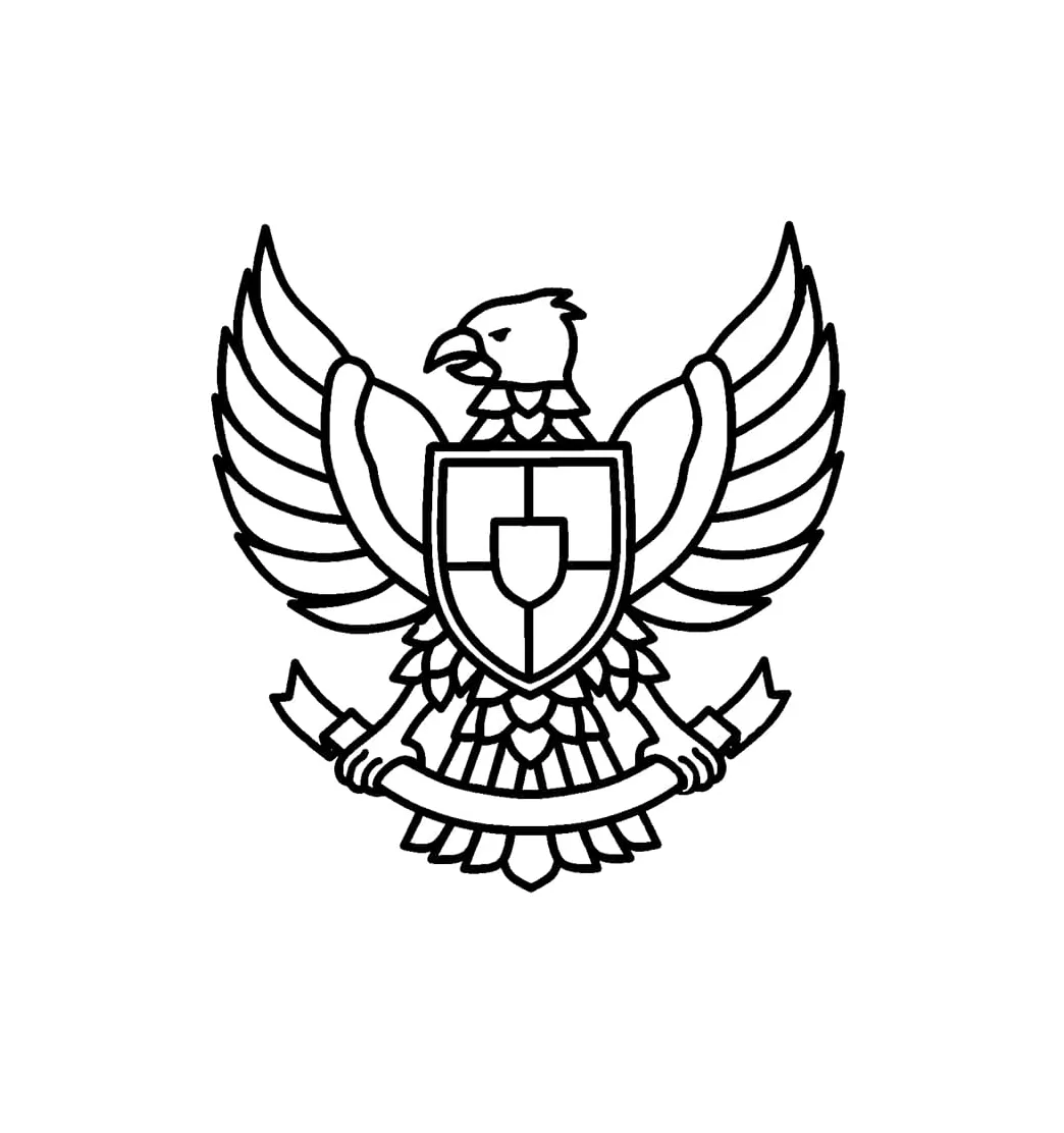 Garuda pancasila sederhana