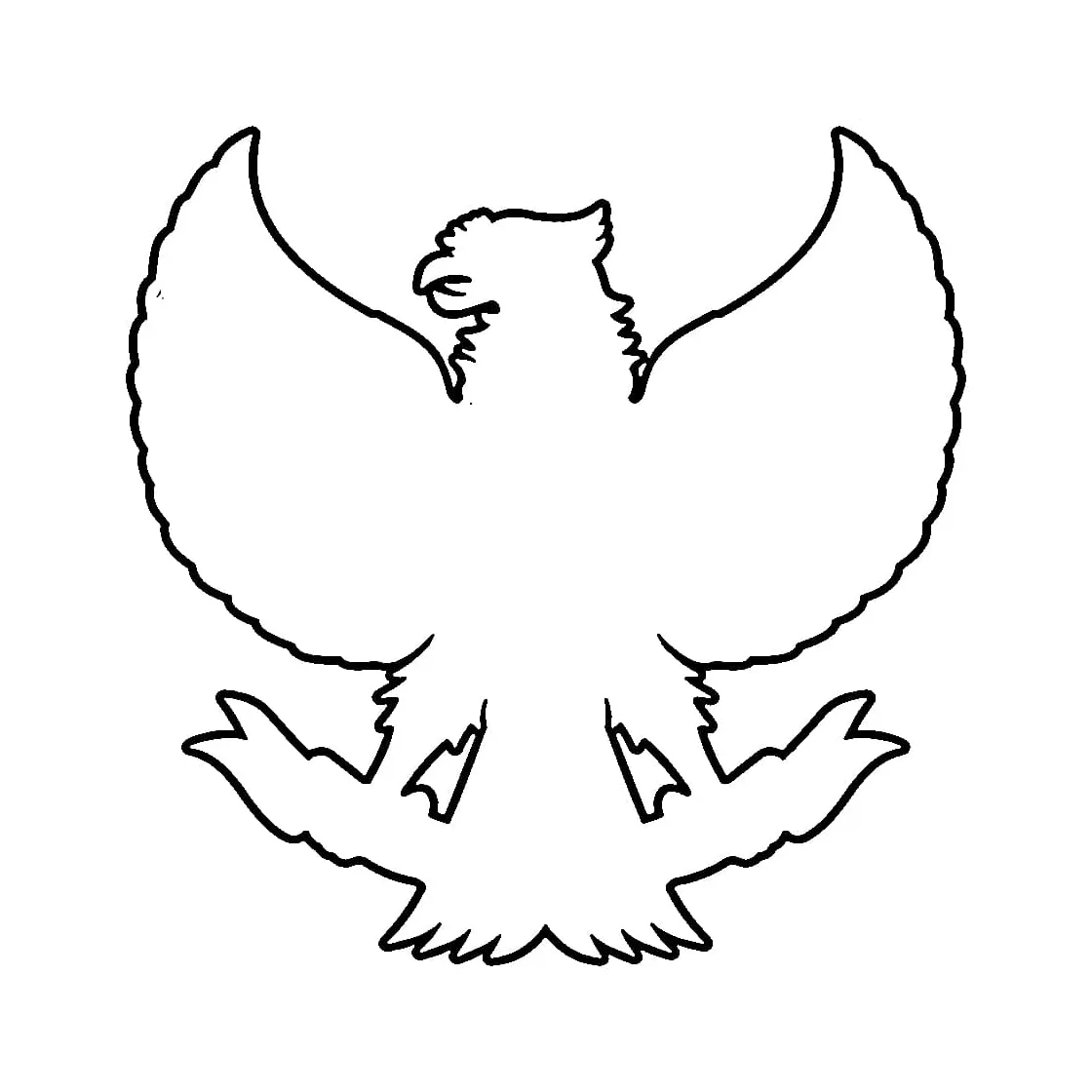 Garis besar garuda pancasila