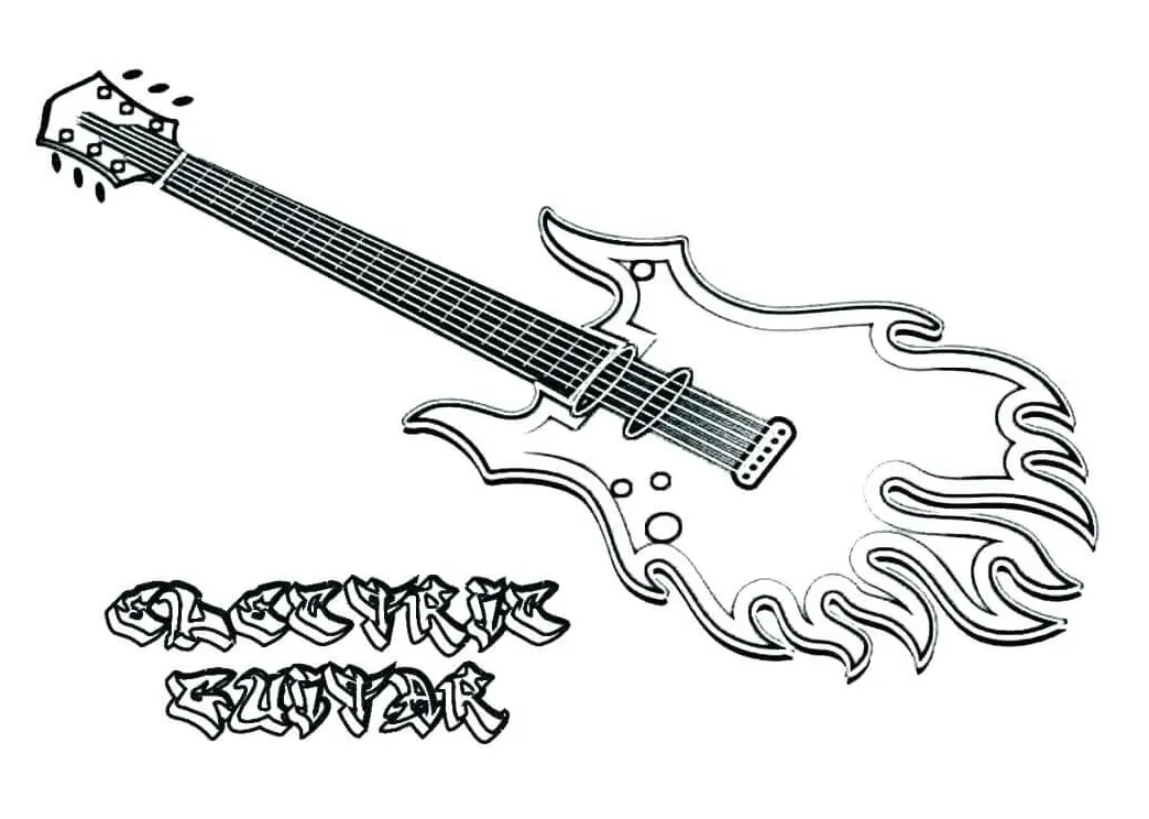Gitar listrik api