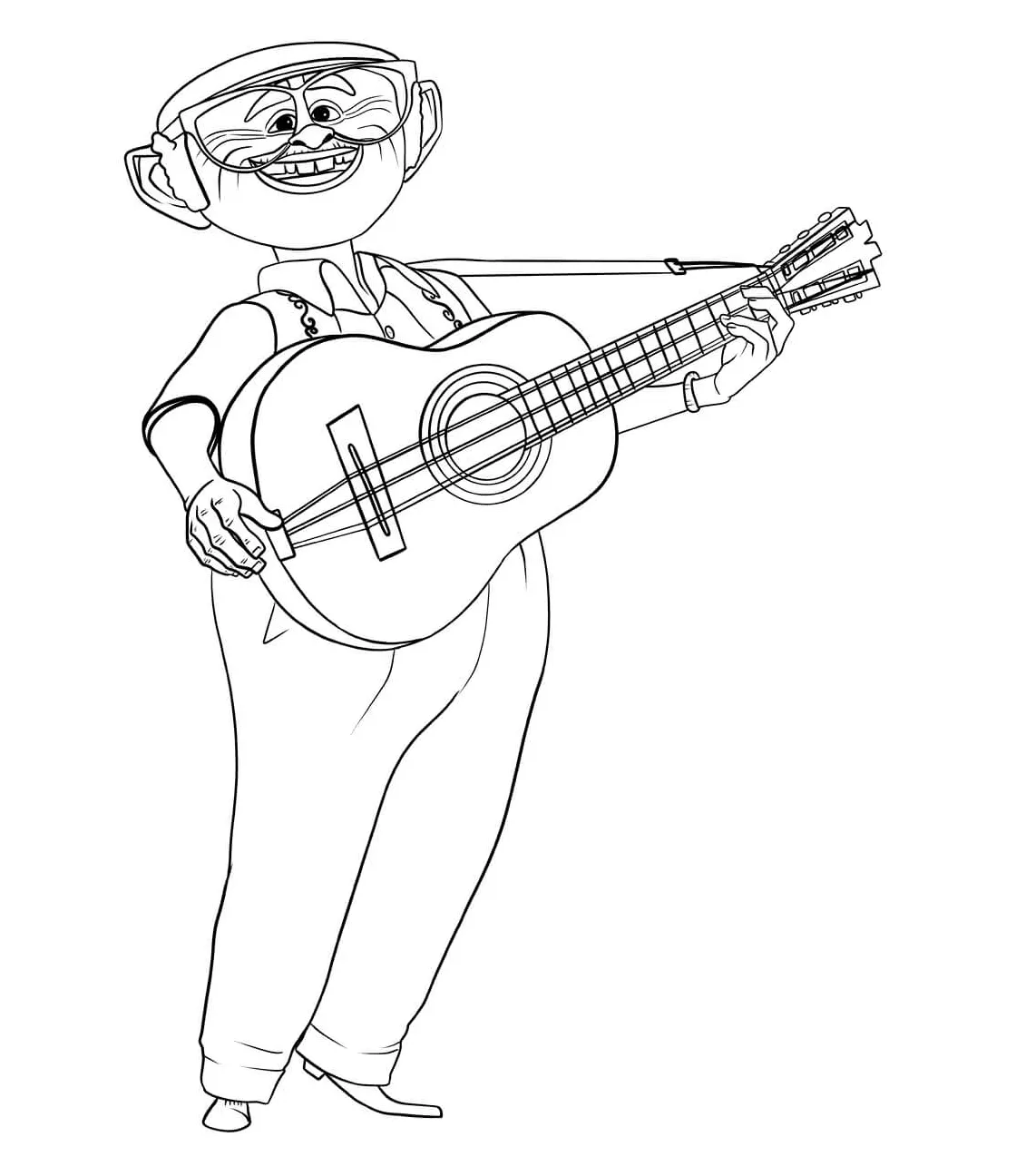 Andres dengan gitar