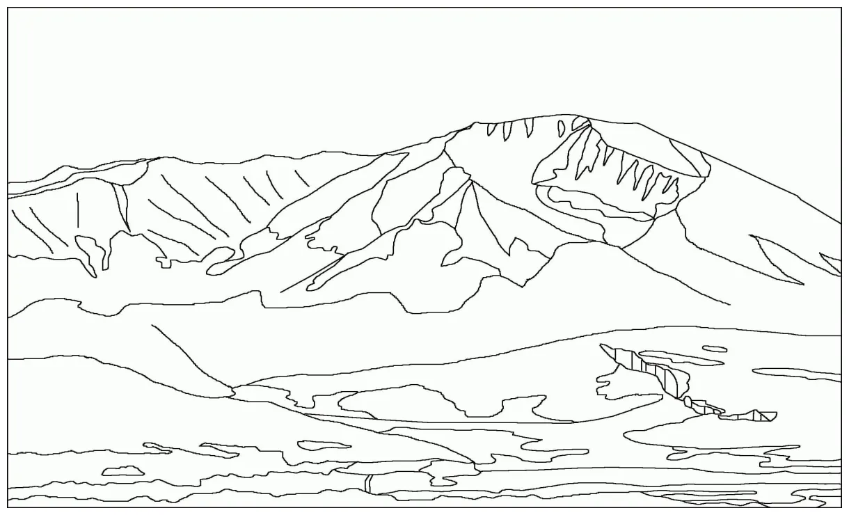 Gunung yang indah