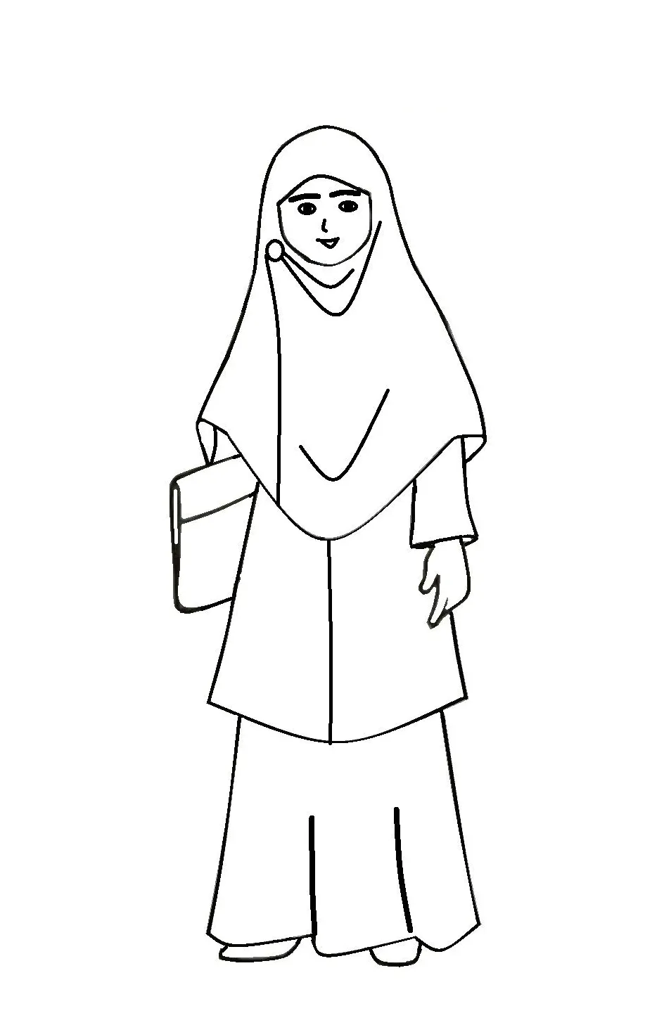 Mewarnai gambar guru riset
