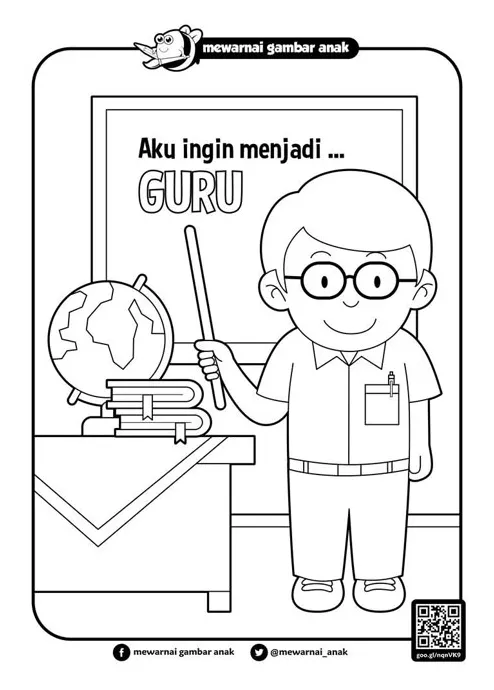 Mewarnai Hari Guru