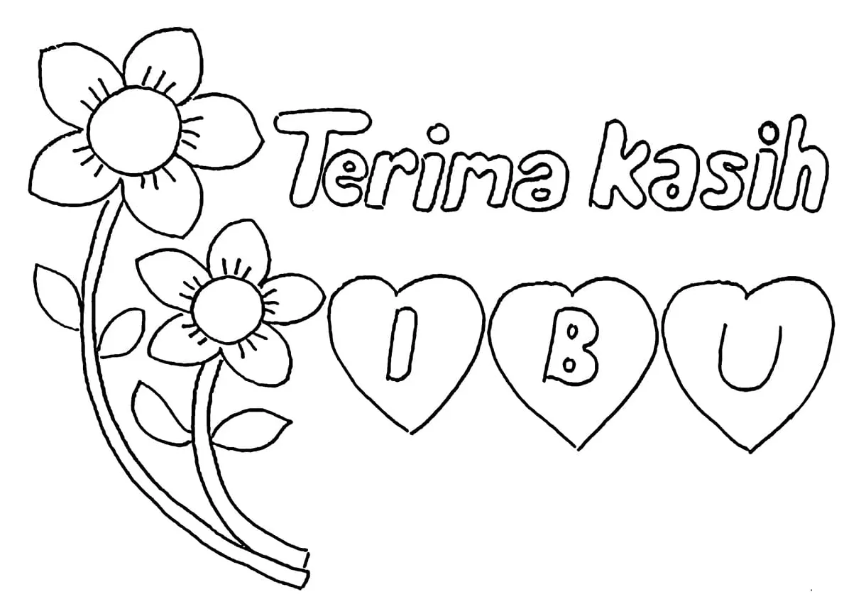 Bunga yang indah hari ibu