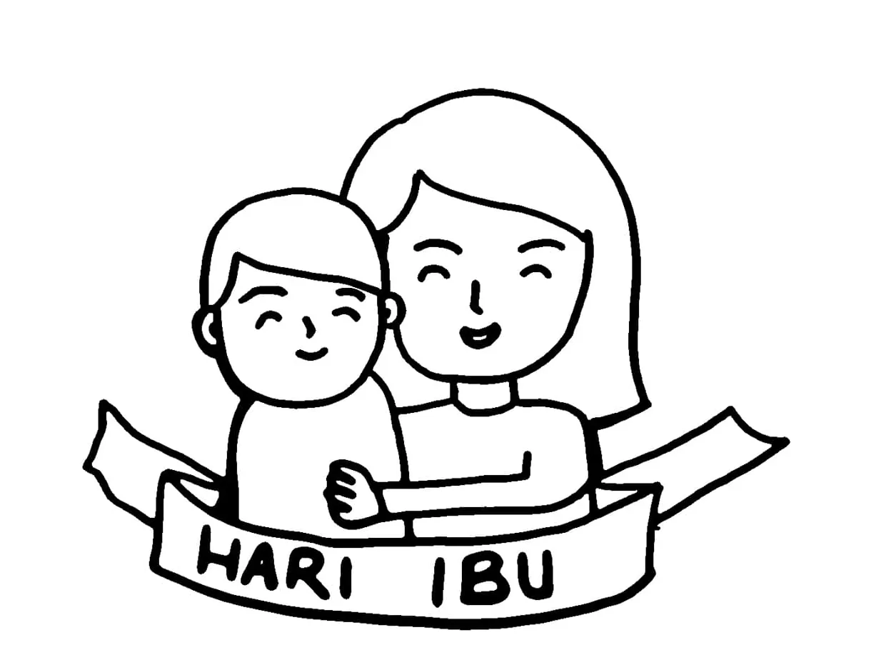 Gambar hari ibu yang bahagia