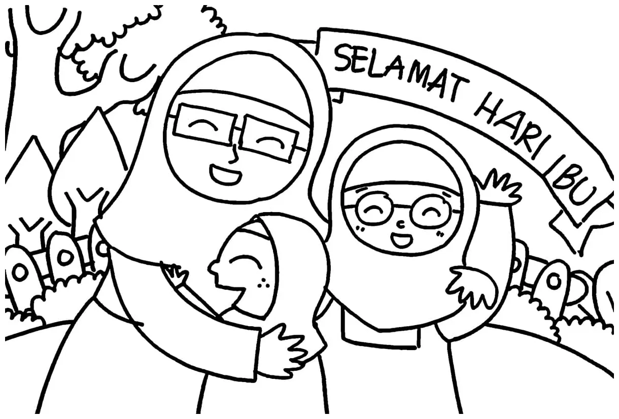 Keluarga di hari ibu