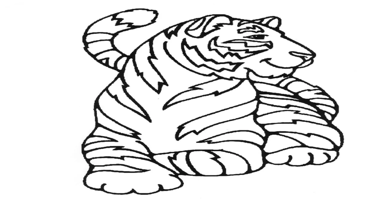 Menggambar harimau
