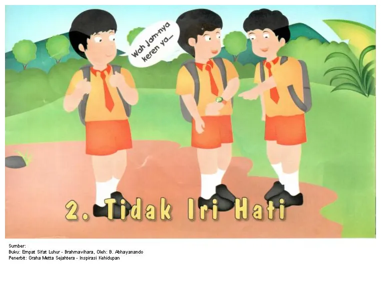 Sharing mewarnai tidak iri hati