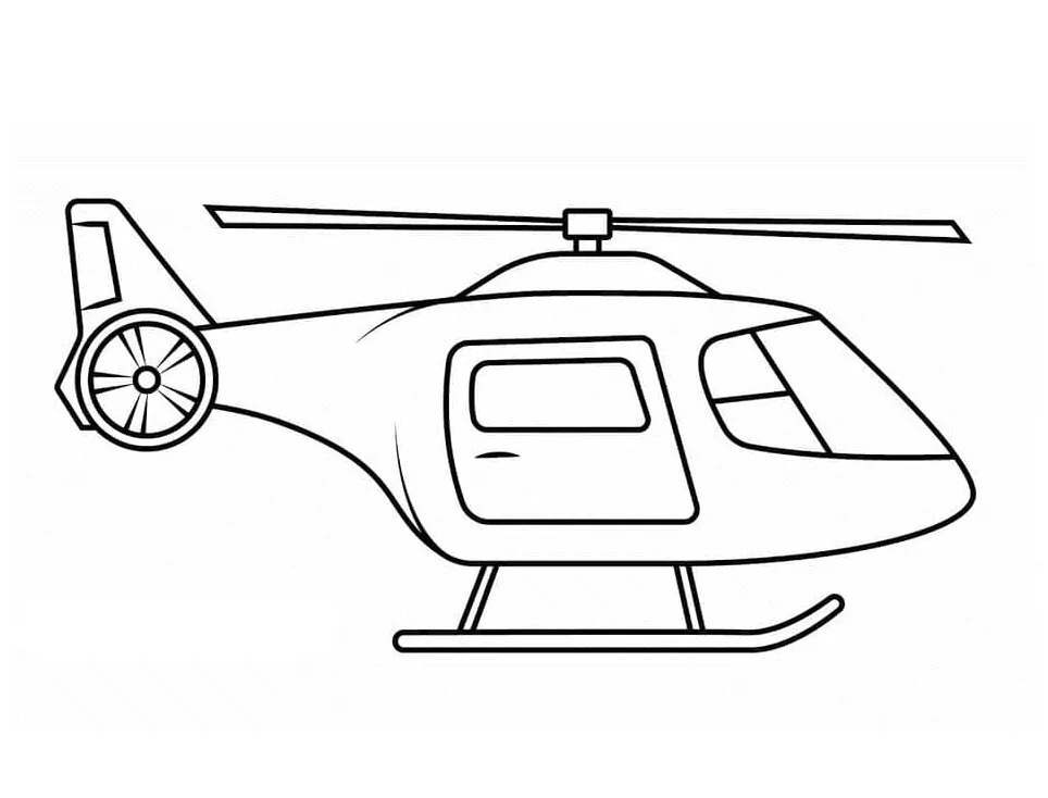 Helikopter sederhana yang dapat dicetak