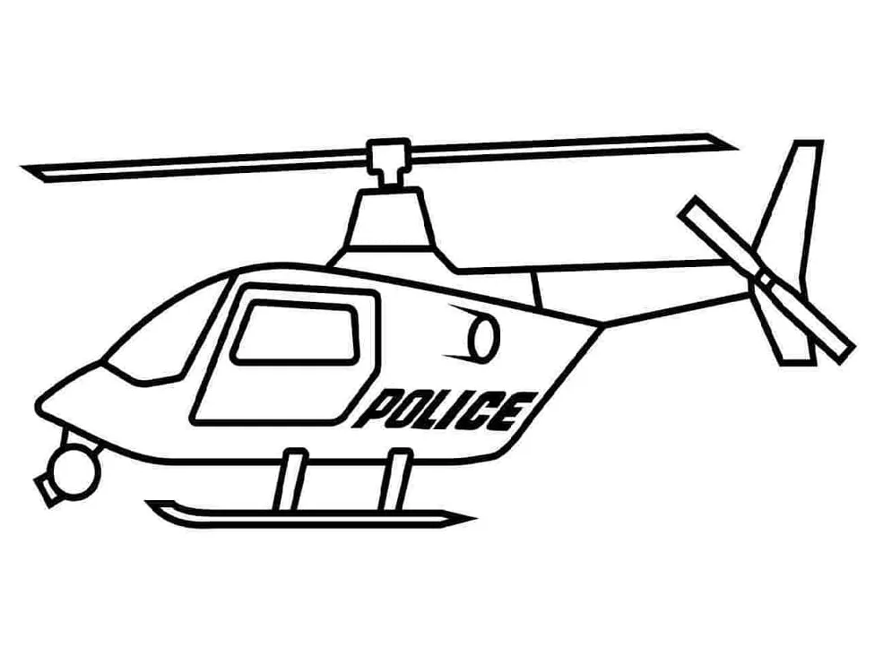 Helikopter polisi