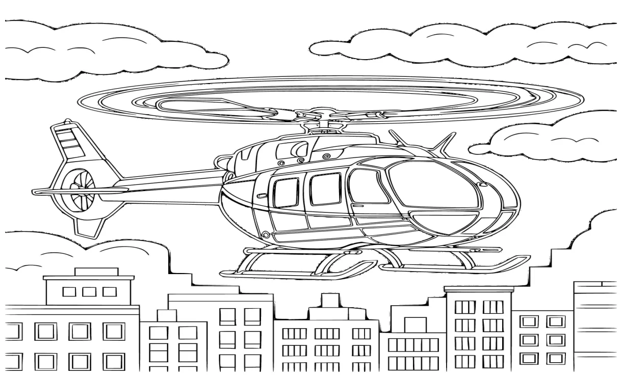 Helikopter di kota