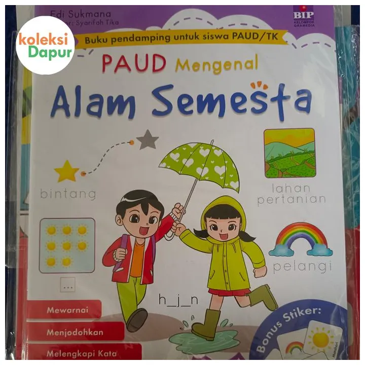 Promo buku anak paud mengenal alam semesta bip mewarnai hitung ori
