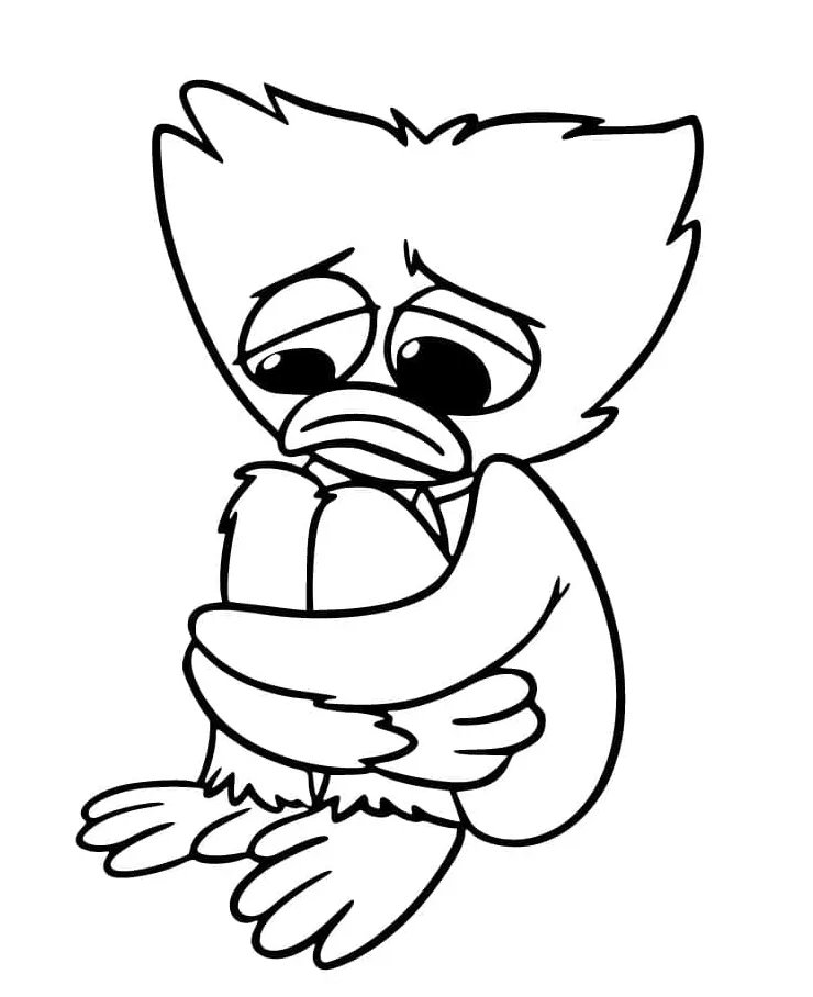 Huggy wuggy yang sangat sedih