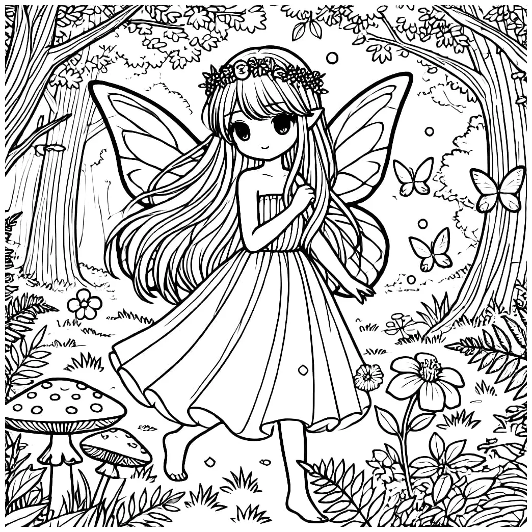 Peri kecil di hutan