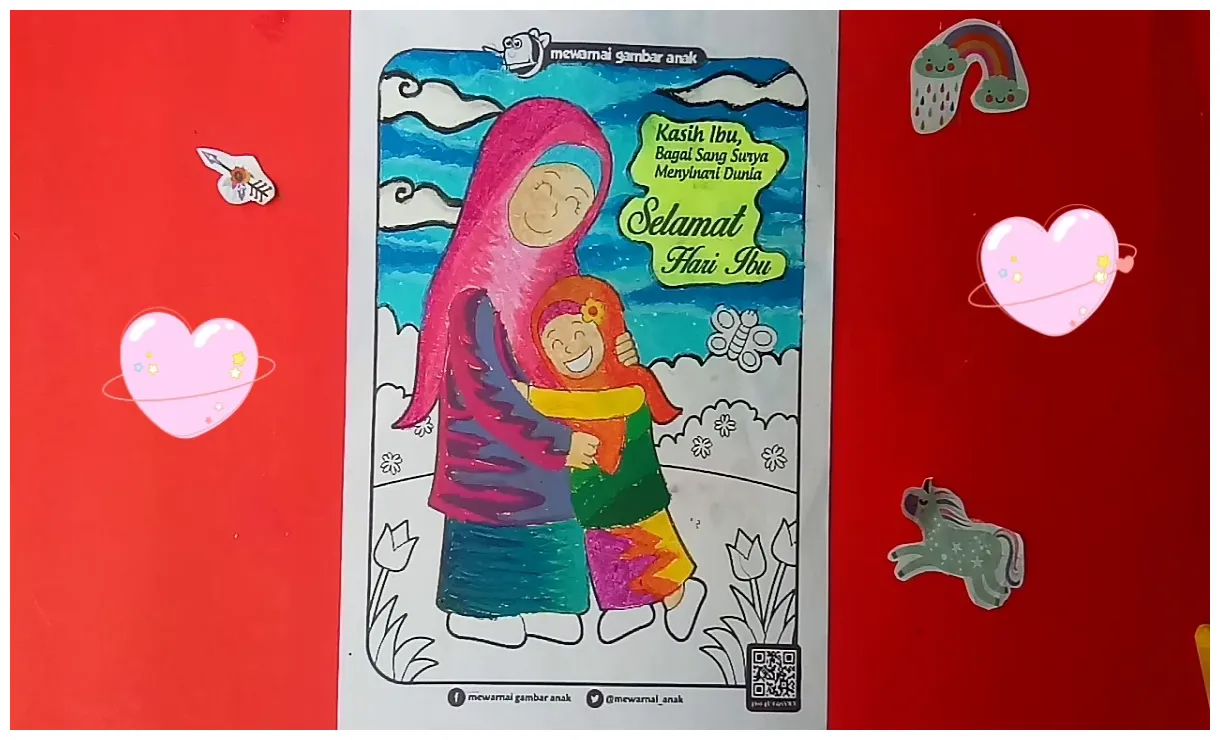 Mewarnai hari ibu 52+ koleksi gambar
