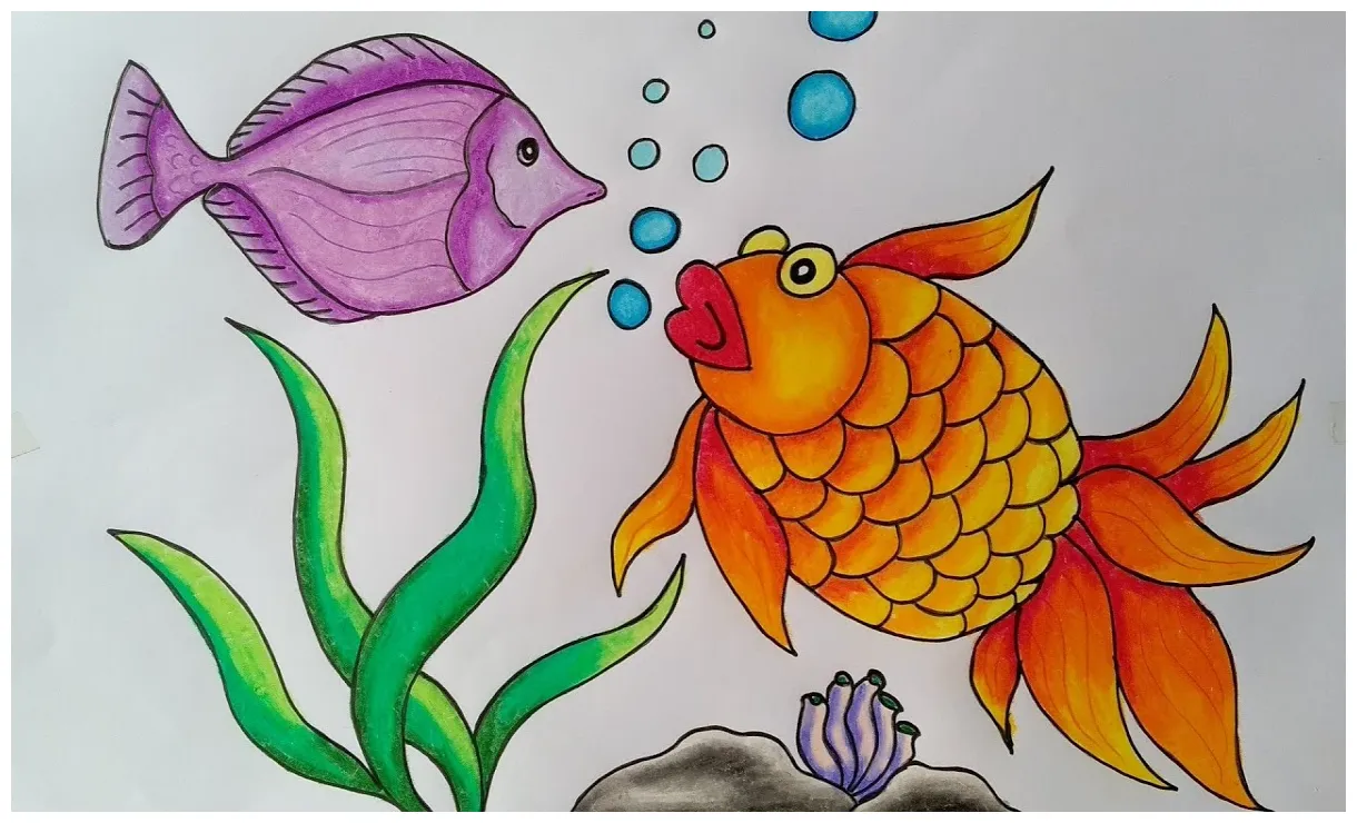 Detail Mewarnai Ikan Hias Koleksi Nomer 2