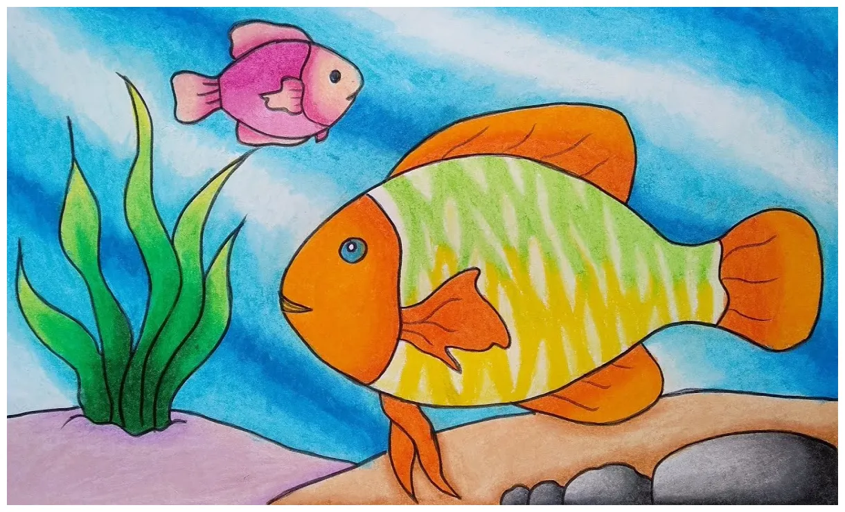 Detail Mewarnai Gambar Ikan Hias Koleksi Nomer 13