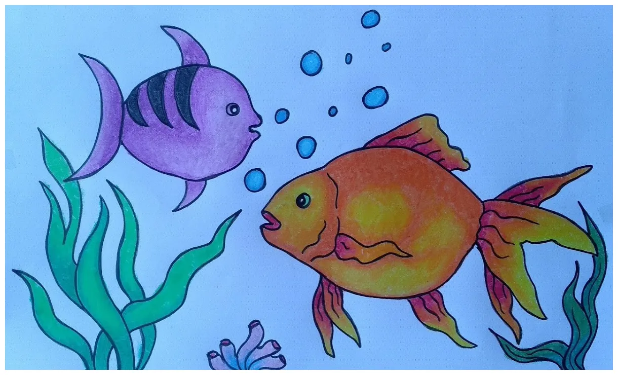 Detail Mewarnai Gambar Ikan Hias Koleksi Nomer 4