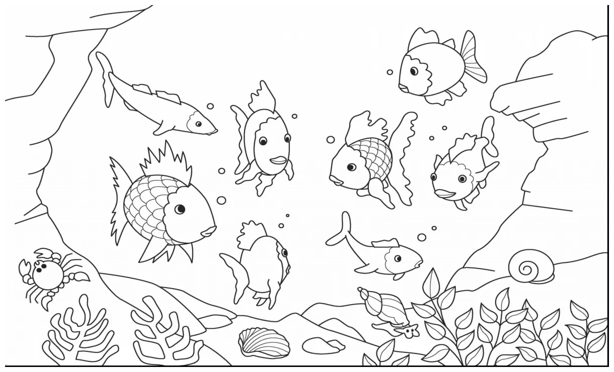 √kumpulan mewarnai gambar ikan untuk anak sd dan paud marimewarnai
