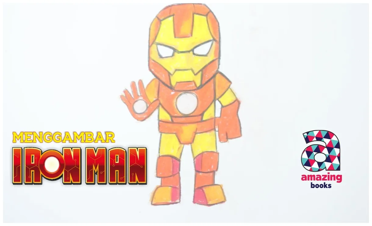Mewarnai iron man mewarnai gambar iron man