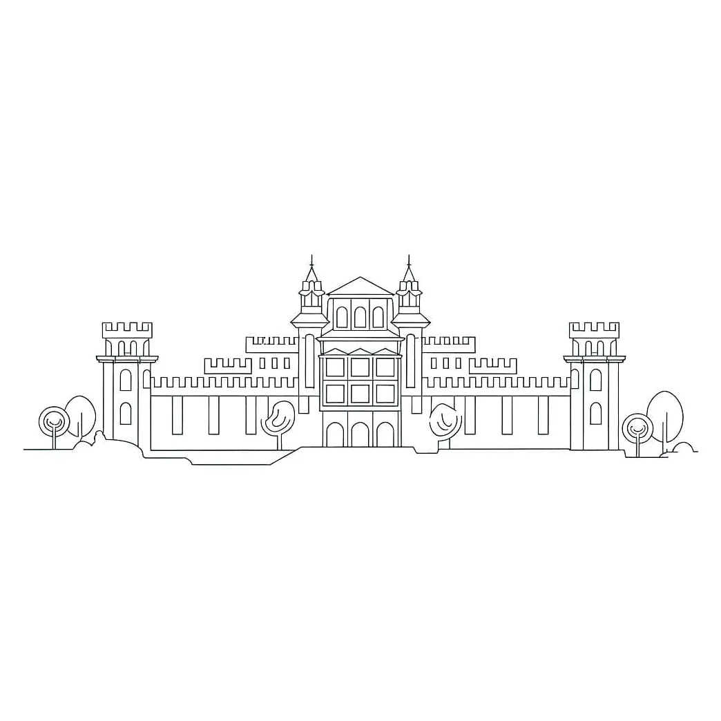 Istana ini sangat sederhana