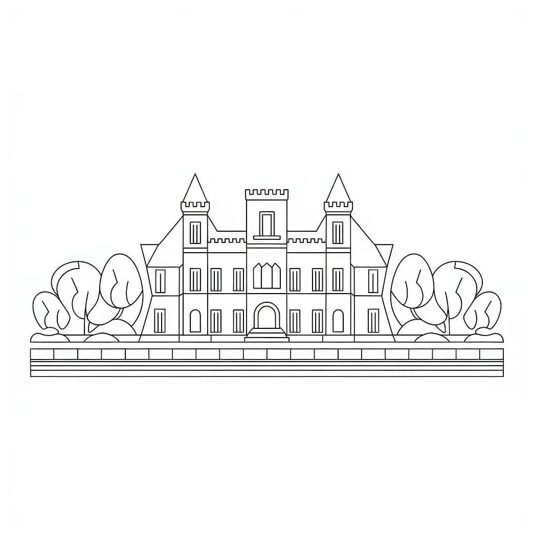 Gambar istana sederhana