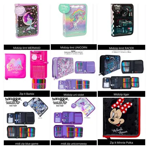 Jual stationery gift set smiggle / alat tulis mewarnai / kado natal