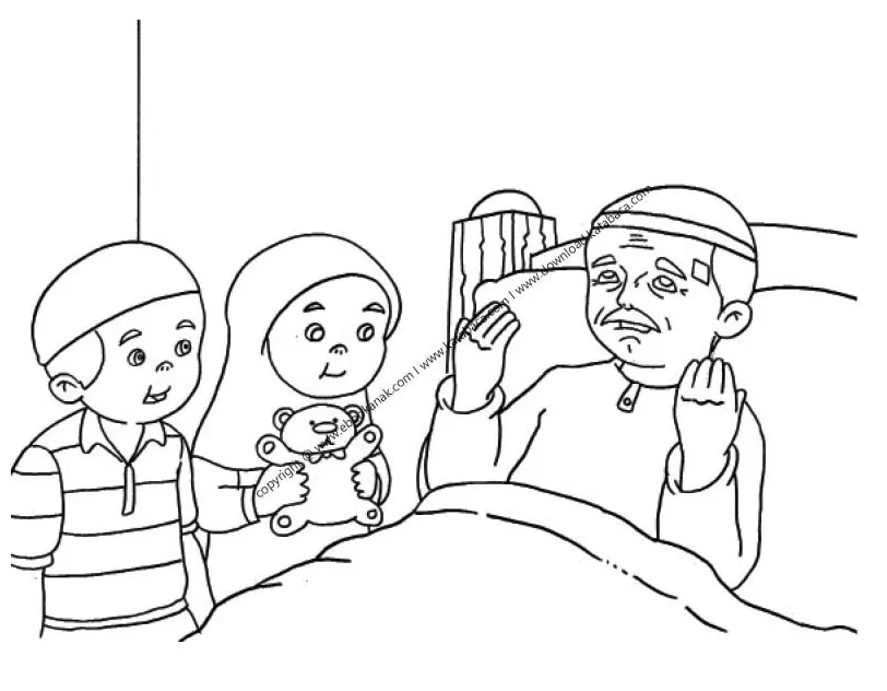 Mewarnai gambar kakek nenek 56+ koleksi gambar