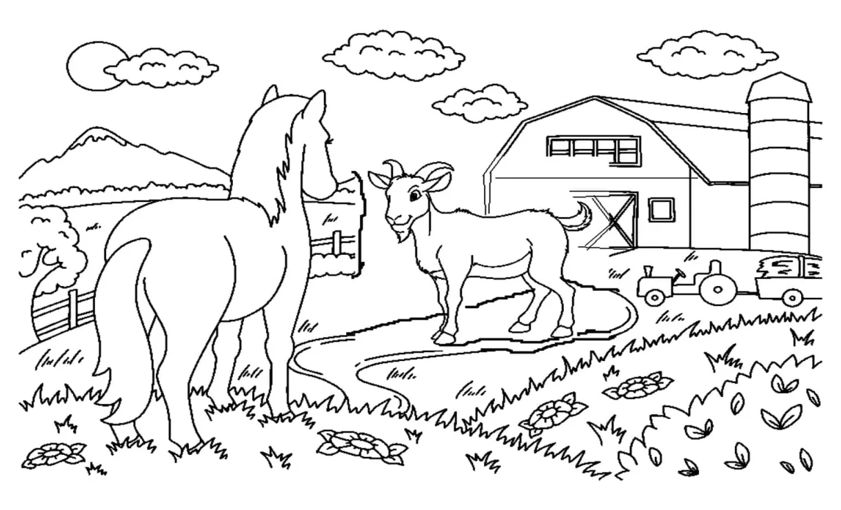Kuda dan kambing