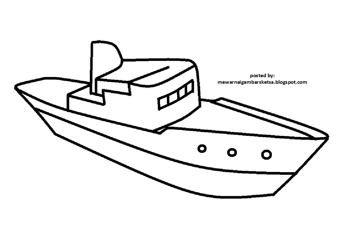Gambar mewarnai gambar kapal bajak laut contoh anak paud download