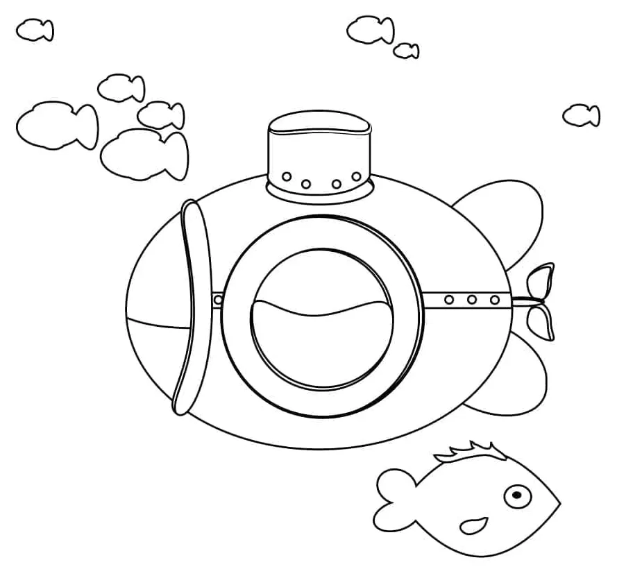 Kapal selam dan ikan
