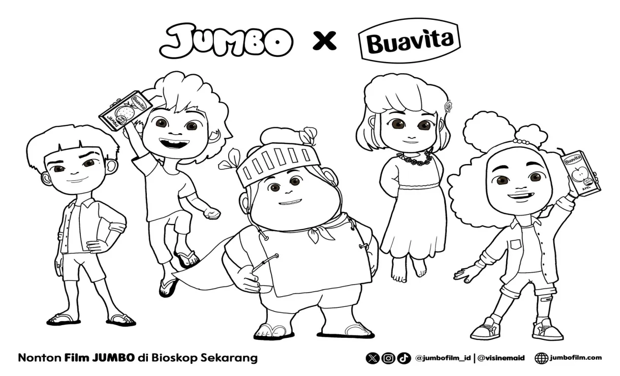 16 ide mewarnai jumbo di 2025 buku mewarnai, warna, gambar