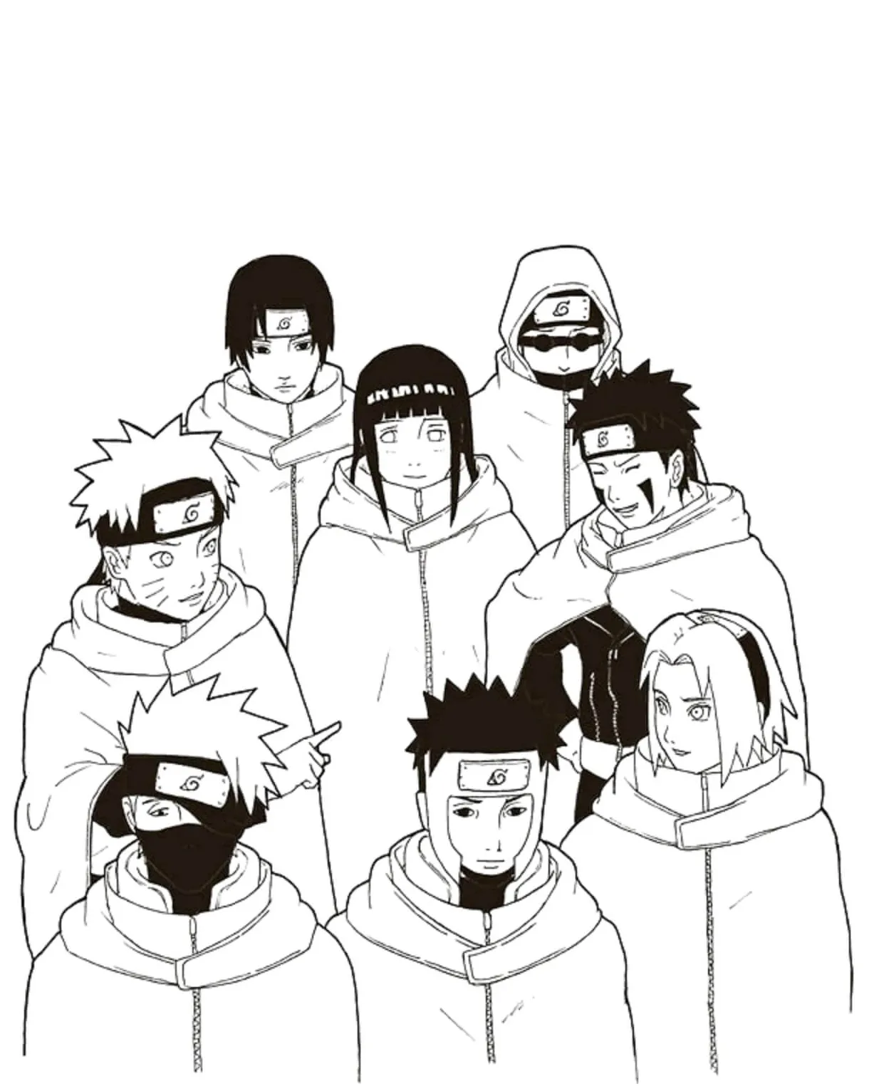 Delapan karakter naruto