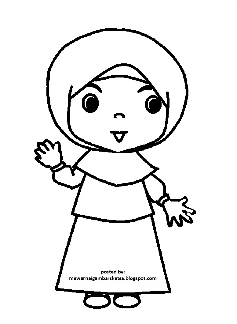 Gambar kartun mewarnai