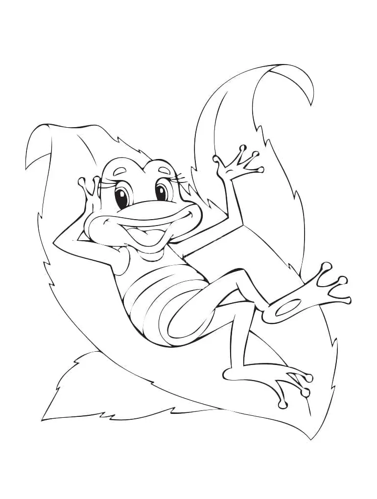 Katak pada daun