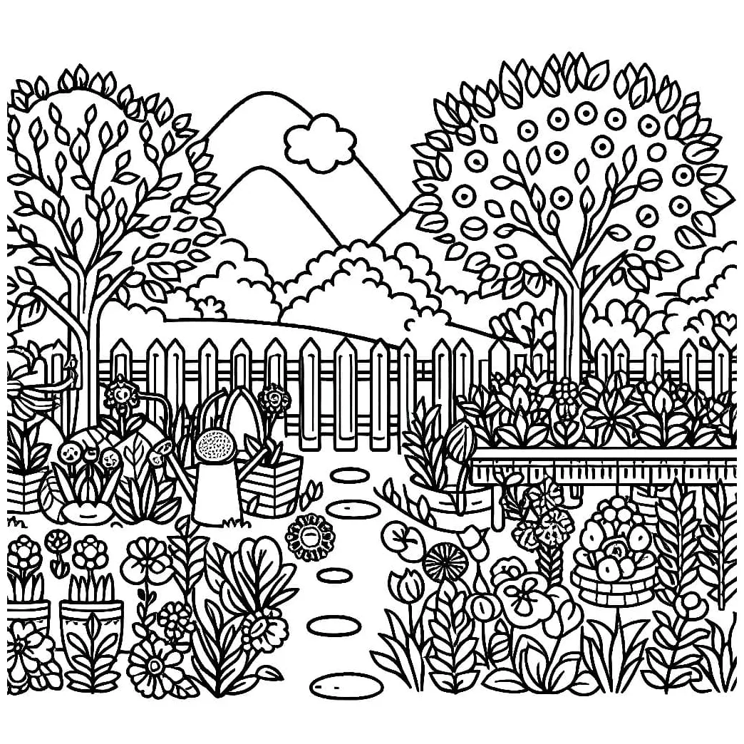 Kebun yang damai