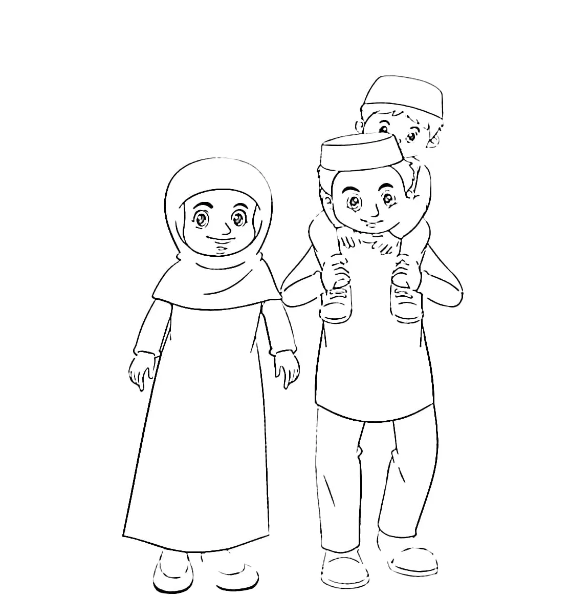 Cetak keluarga muslim