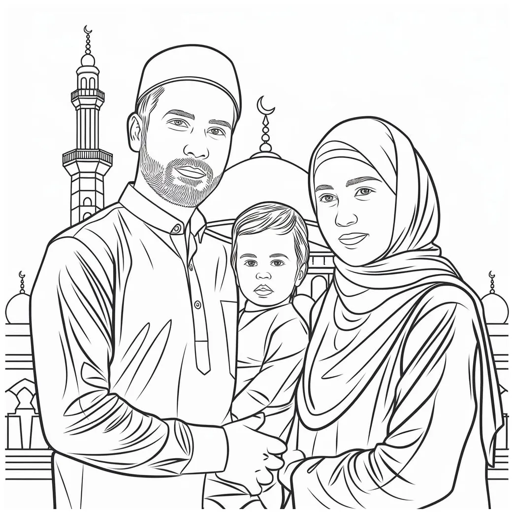 Keluarga muslim standar