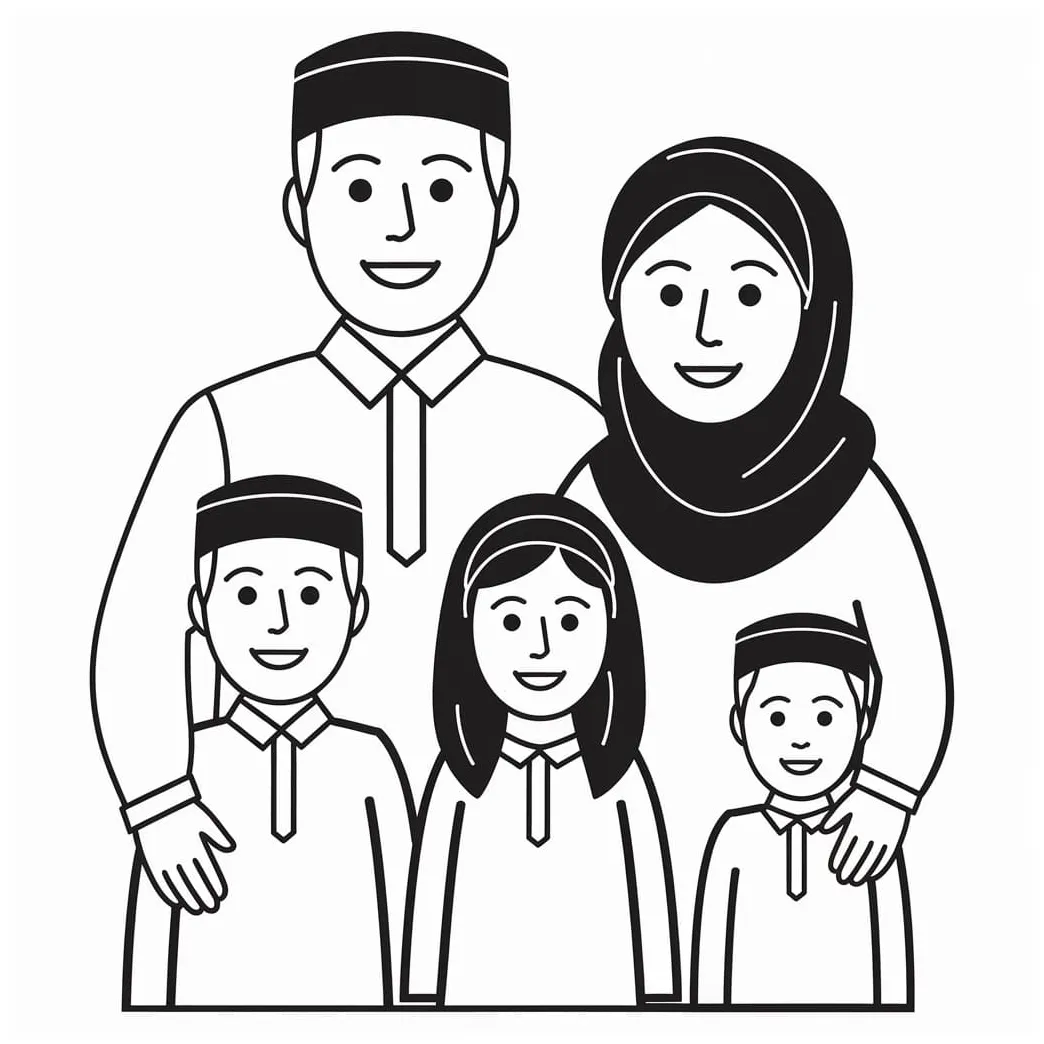 Keluarga muslim gratis