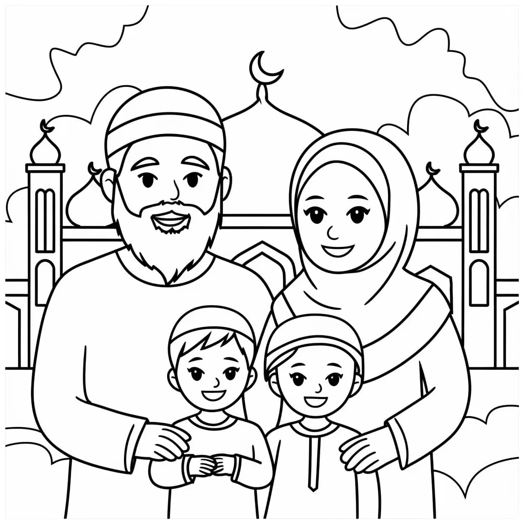 Keluarga muslim dapat dicetak